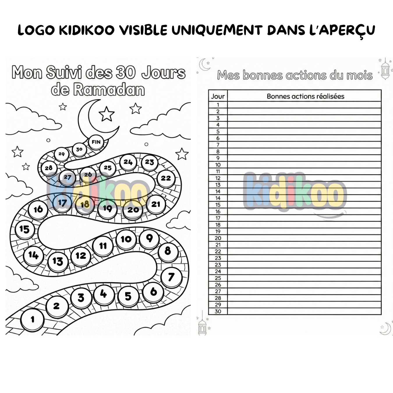 Mon Livre Ramadan - Kidikoo