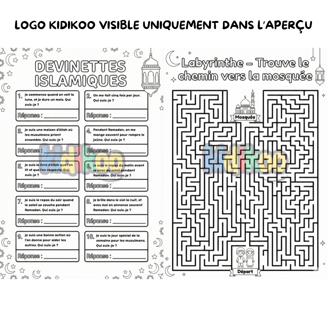 Mon Livre Ramadan - Kidikoo