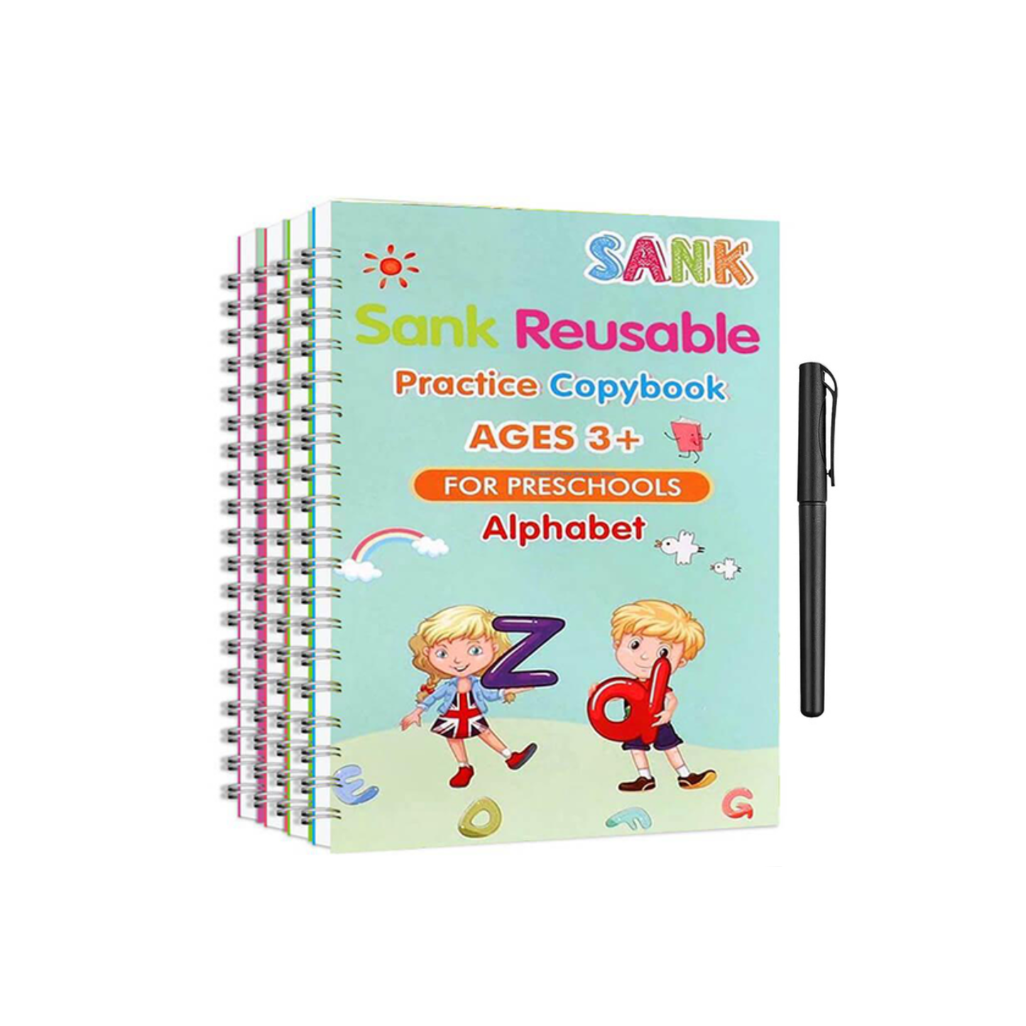 Lot de 4 Cahiers Magiques d’Écriture – Kidikoo